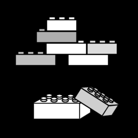 play with blocks / blocks / lego